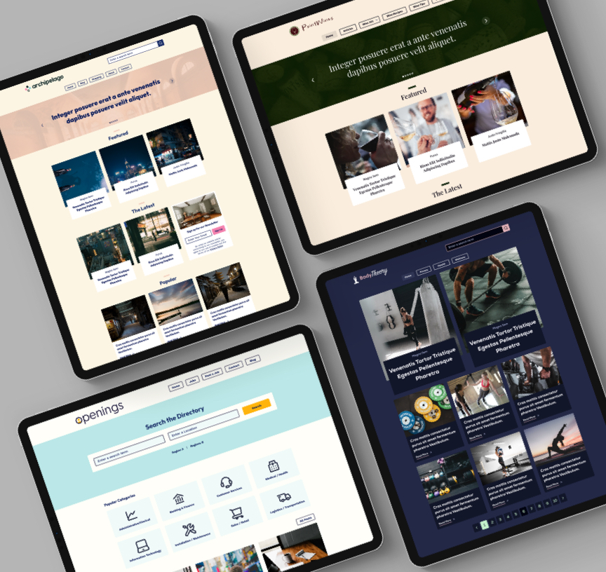 Archipelago Design System Templates